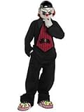 CHILD Spooky Street Mime Costume (Shoe covers and Gloves not included - offered separatelyl)