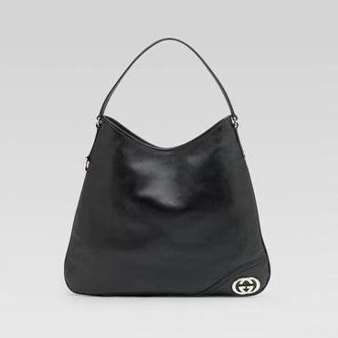 more about Britt Black Medium Hobo Bag