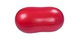 NEW GYM FITNESS EXERCISE AEROBIC YOGA PEANUT BALL INCLUDES PUMP 45CM ANTI-BURST (RED)