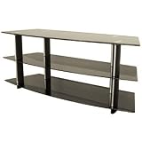 Level Mount ELTVS52 52-Inch 3-Color Glass TV Stand
