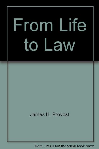 From Life to Law (Monograph / American Bar Association, Section of Antitrust L)