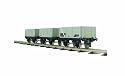 Bassett Lowke 0 Gauge BL99033 7 Plank BR Open Freight Rolling Stock Wagon 3 Pack