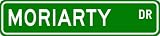MORIARTY Street Name Sign ~ Personalized Family Lastname Sign ~ Gameroom, Basement, Garage Sign