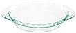 Pyrex Grip-Rite 9 1/2 Inch Pie Plate, Clear