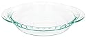 Pyrex Grip-Rite 9 1/2 Inch Pie Plate, Clear