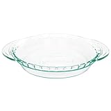 Pyrex Grip-Rite 9 1/2 Inch Pie Plate, Clear
