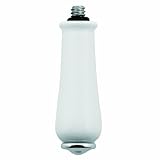 Moen 97466 Monticello Replacement Handle Knob Insert, Porcelain and Chrome