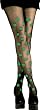 Adult Green Polka Dot Tights - Adult Std.