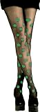 Adult Green Polka Dot Tights - Adult Std.