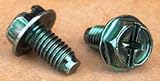 Green Grounding Screws 10/32 X 3/8in (Pack of 100)