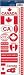 Passports Die-Cut Stickers: Canada