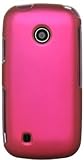 LG VN270 Cosmos Touch Rubberized Shield Hard Case - Hot Pink
