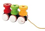 Enlarge toy image: Brio Classic Pull Along & Stacking Wooden Spin Top -  preschool activity for young kids