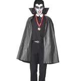 VAMPIRE DRACULA CAPE MENS HALLOWEEN FANCY DRESS COSTUME [Toy]