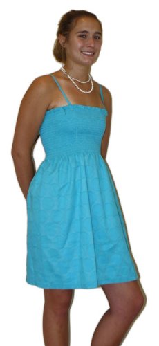 Blue Dot Strap or Strapless Dress
