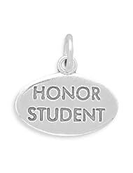 Sterling Silver Honor Student Charm