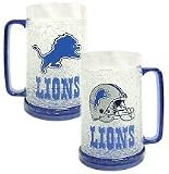 Detroit Lions Plastic Crystal Freezer Mugs - Set of 4 - B000B8N5T4