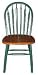 Kitchen & Housewares : International Concepts 37 inch High Arrowback Chair with Plain Legs - Green and Oak