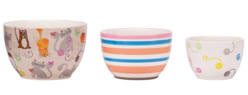 Boston Warehouse Frisky Business Prep Bowl, Set of 3