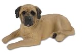 MASTIFF DOG FIGURINE Lays down RESIN 526