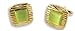 Cufflinks - Aqua Enamel Center