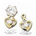 14K Yellow Gold Diamond Earring Jacket