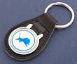 Detroit Lions Leather Key Chain