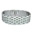 Stainless Steel Polished Bracelet - 8'' long Stainless Steel Polished Bracelet - 8'' long