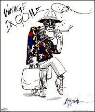Ralph Steadman (Dr. Gonzo, Hunter S. Thompson) Framed Art Poster Print