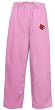 Louisville Cardinals Pink Scrubs Pants DRAWSTRING BOTTOMS University of Louisville For HER - DRAWSTRING Waist -Officially Licensed NCAA College Logo Apparel Unique GIFT Ideas For Mom Nurses Ladies Students Graduation