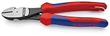 KNIPEX(クニペックス) 7402-200TBK 強力型斜ニッパー 硬線用 落下防止 7402-200TBK