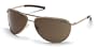 Smith Gold Serpico with a Polarized Brown Lens Sunglass