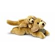 Yellow Lab Dog Mother and Baby Yomiko Plush Toy 13" L