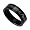 Black Stainless Steel Band with Celtic Design Sizes 8-13