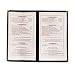 Update International MCL-2BK 8.5 in. x 14 in. Legal Size Double Fold Menu Covers