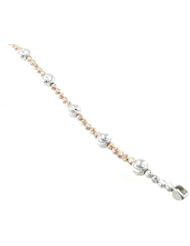 Officina Bernardi Silver and Rose Bracelet, 6MM