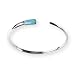 Barse Sterling Silver Open Turquoise Bangle Bracelet