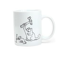 Simons Cat Tasse / Kaffeebecher 'Katze mit Hammer'