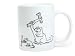 Simons Cat Tasse / Kaffeebecher 'Katze mit Hammer'