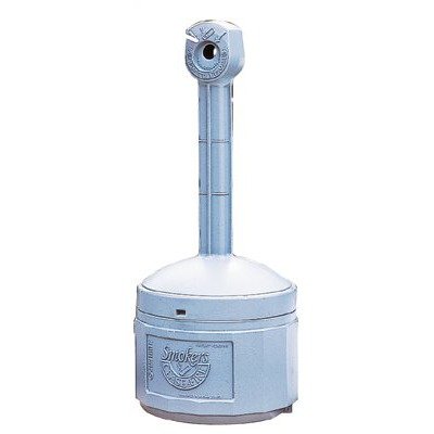 Justrite 26800G Cease-Fire Forest Green Cigarette Butt Receptacle