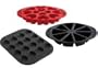 Mastrad F43000 Moule 16 Tartelettes Canneles Noir