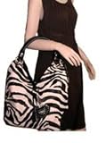 Zebra Hobo Handbag by Eliebags