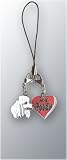 Poodle Dog Dangle Cell Phone Charm