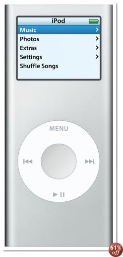Apple 2 GB iPod nano AAC/MP3 Player Silver (2nd Generation)