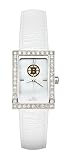 NHL Boston Bruins Ladies Allure Watch White Leather Strap