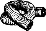 6 Pack of CPH48W 4 IN. X8 FT. FLEX VINYL DUCT