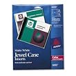 Avery Laser CD/DVD Jewel Case Inserts, Matte White, 15/Pack, PK - AVE6693