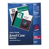 Avery 6693 CD/DVD Labels and Jewel Case Inserts for Color Lasers (15-Pack)