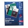 Avery Laser CD/DVD Jewel Case Inserts, Matte White, 15/Pack, PK - AVE6693