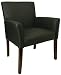 Search : Executive Leather Side Chair or Reception Chair w/ Arms